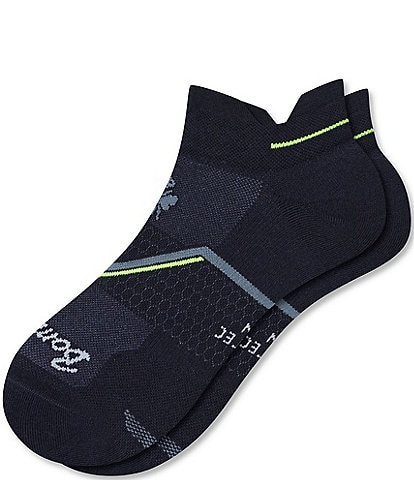 Bombas Solid/Diagonal Arch Stripe Running Ankle Socks