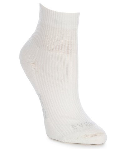 Bombas Two Tone Light Ribbed Quarter Socks