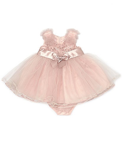 Bonnie Jean Baby Girls Newborn-24 Months Puffed Sleeve Ballerina Dress