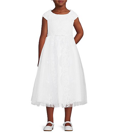 Bonnie Jean Big Girls 7-16 Cap-Sleeve Communion Dress