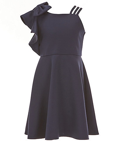 Bonnie Jean Big Girls 7-16 One-Shoulder Fit & Flare Dress