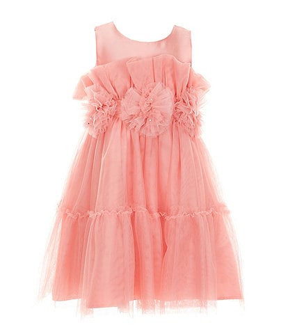 Bonnie Jean Little Girls 2T-7 Sleeveless Tulle Cupcake Dress
