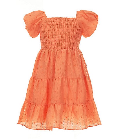 Bonnie Jean Little Girls 4-6X Balloon-Sleeve Fit-And-Flare Dress
