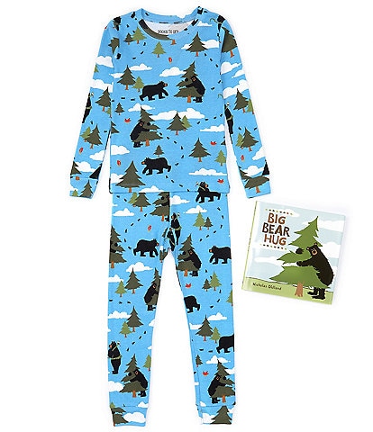 Books To Bed Little/Big Boys 2-10 Big Bear Hug 2-Piece Pajama and Book Set