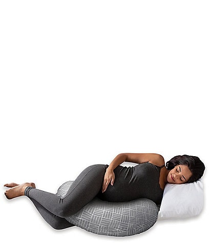 Boppy Cuddle Pregnancy Pillow - Gray Basket Weave