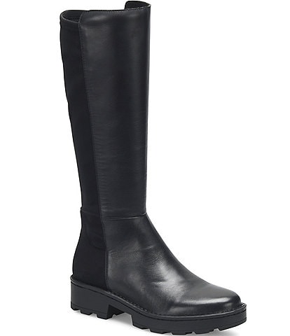 Born Caraway Leather Tall Riding Boots