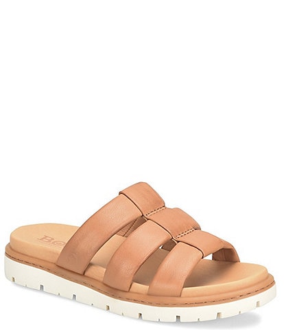 Born Daisy Leather Slide Sandals