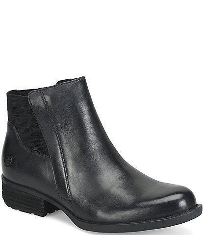 Born Kendyl Leather Ankle Booties