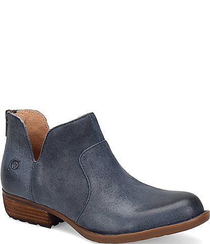 Born Kerri Distressed Suede Booties