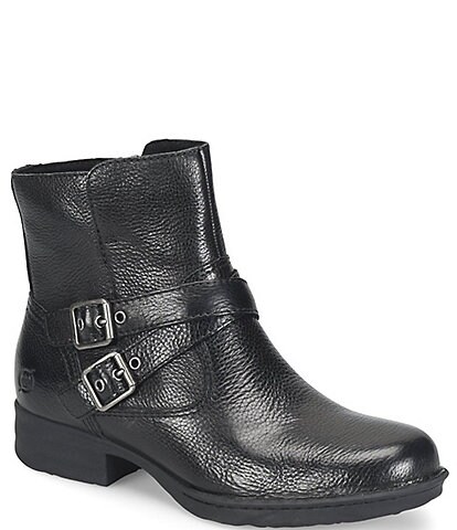 Born McGee Leather Moto Booties