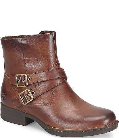 Born McGee Leather Moto Booties