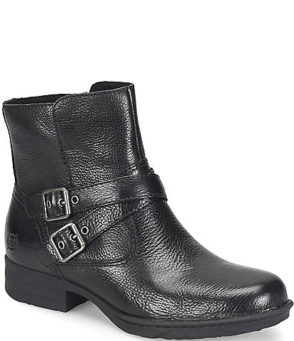 Born McGee Leather Moto Booties