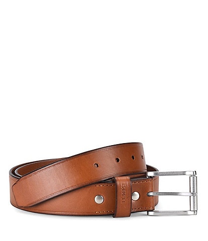 Born Men's Leather Roller Buckle Belt