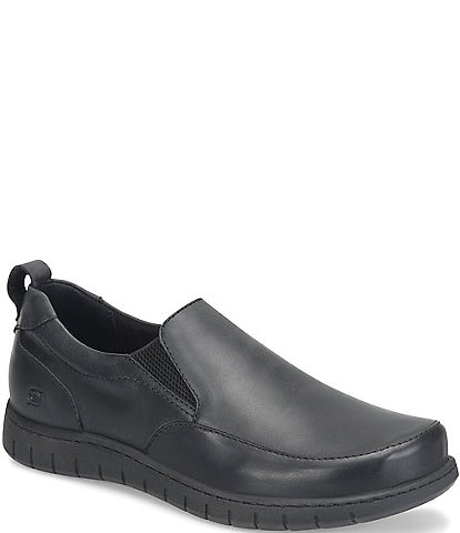 Born Men's Leeds Leather Slip On Sneakers