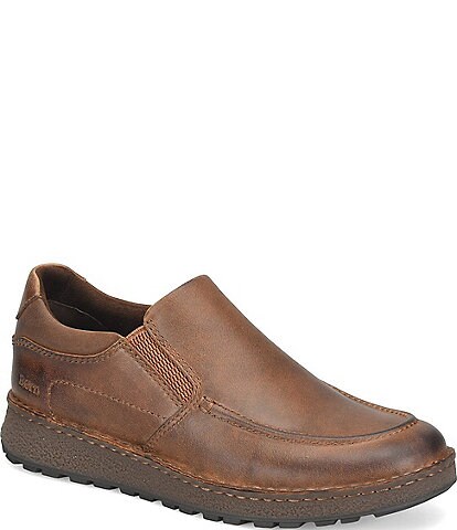 Born Men's Reagan Waterproof Leather Slip-Ons
