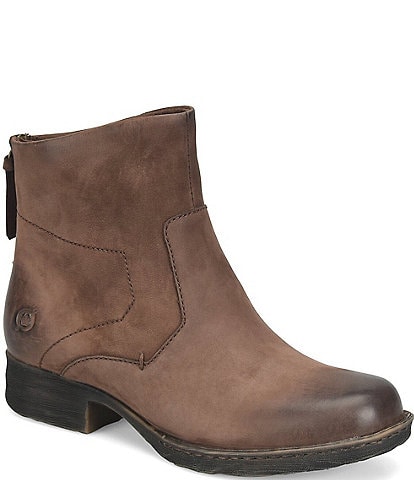 Born Mercado Soft Finish Leather Booties