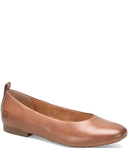 Born Patrice Leather Slip On Flats