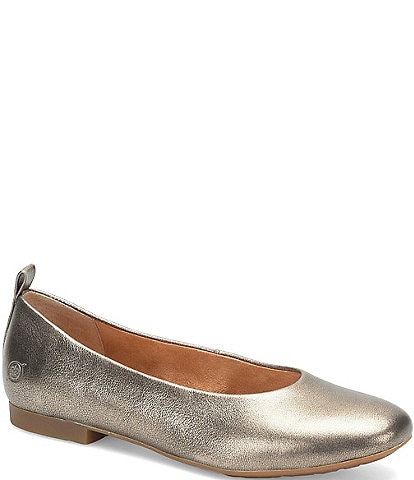 Born Patrice Leather Slip On Flats