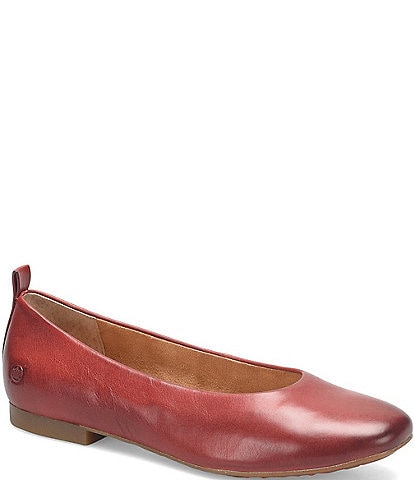 Born Patrice Leather Slip On Flats