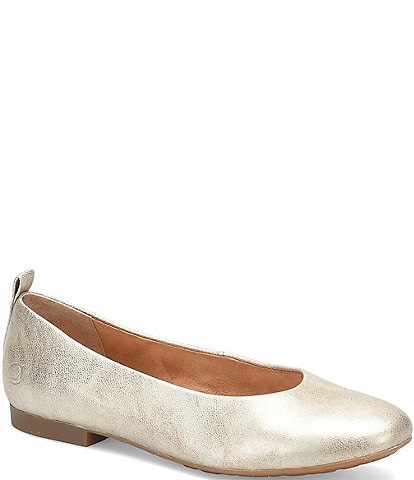 Born Patrice Leather Slip On Flats