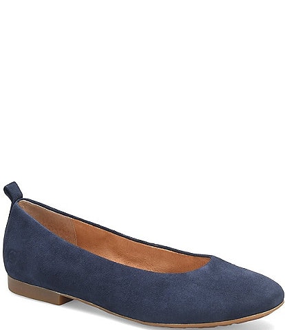 Born Patrice Suede Slip On Flats