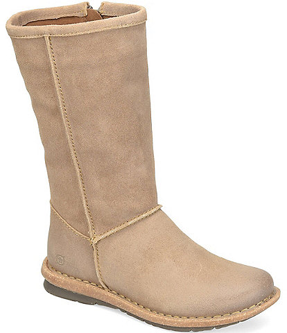 Born Salee Distressed Suede Mid Calf Boots