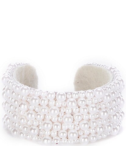 Borrowed & Blue by Southern Living Pearl Cuff Bracelet