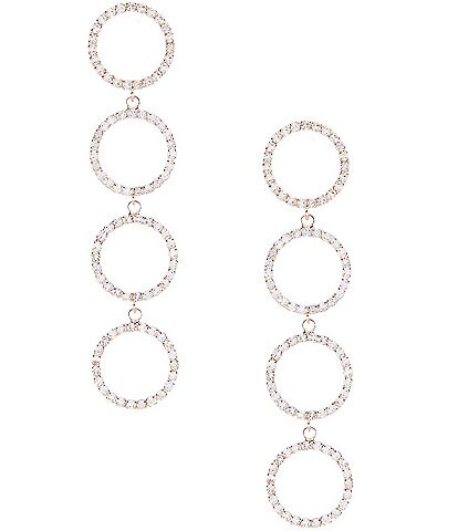 Borrowed & Blue by Southern Living Stone Circle Drop Earrings