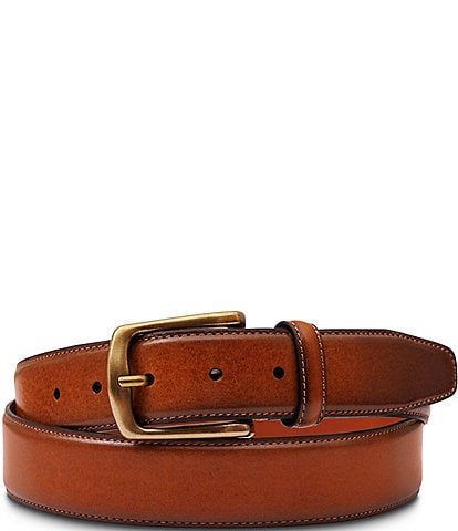 Bosca Venice Old Leather Smocked Belt