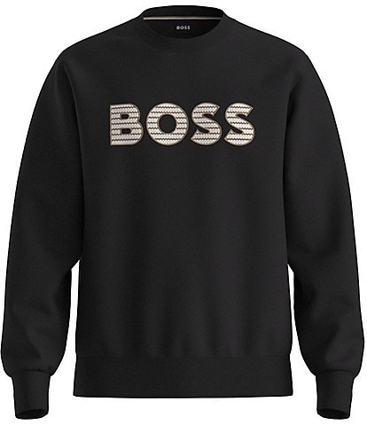 BOSS Big & Tall Soleri Embroidered Sweatshirt