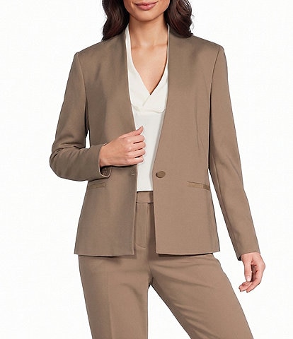 BOSS By Hugo Boss Jemma V-Neck Long Sleeve Blazer