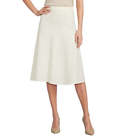 BOSS By Hugo Boss Vicena Boiled Wool A-line Midi Skirt
