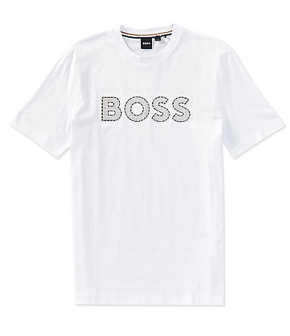 BOSS C-Thompson Cotton Logo Short Sleeve T-Shirt