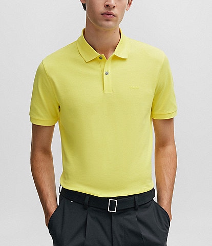 Polo Shirt BOSS Men color Yellow