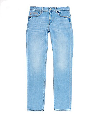 BOSS Slim-Fit Delaware Solid Stretch Denim Jeans