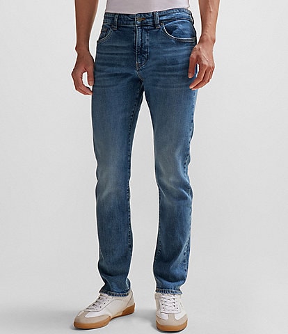 BOSS Slim Fit Delaware Solid Stretch Denim Jeans