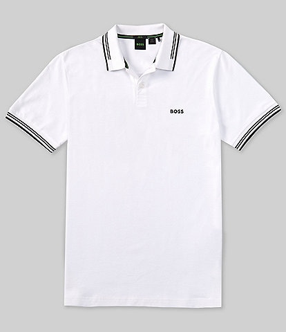 BOSS Slim Fit Paul Stretch Short Sleeve Polo Shirt
