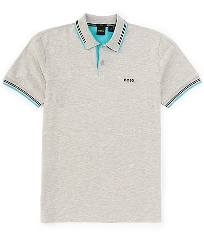 BOSS Slim Fit Paul Stretch Short Sleeve Polo Shirt