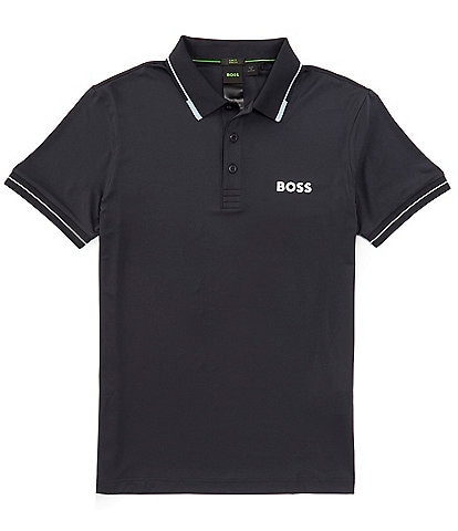 BOSS Slim Fit Performance Stretch Paul Pro Short Sleeve Polo Shirt