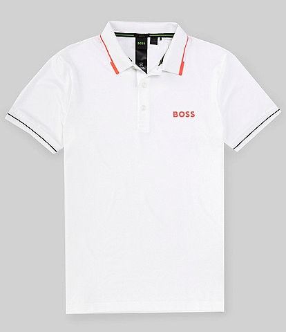 BOSS Slim-Fit Performance Stretch Paul Pro Short Sleeve Polo Shirt