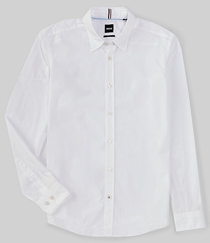 BOSS Slim-Fit Roan Kent Long Sleeve Woven Shirt