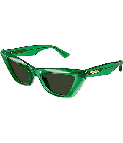 Bottega Veneta Veneta Green Women's BV1101S 53mm Cat Eye Sunglasses