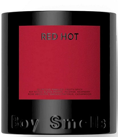 Boy Smells Red Hot Candle