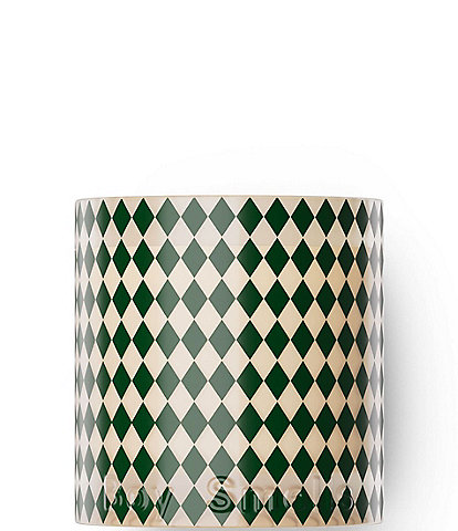 Boy Smells Xmas Tree Candle
