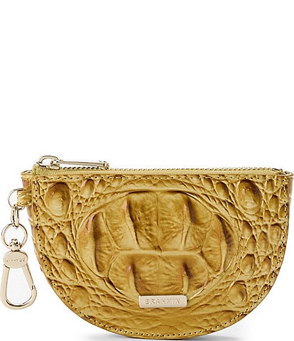 BRAHMIN  Ombre Melbourne Collection Golden Rod Britt Coin Holder