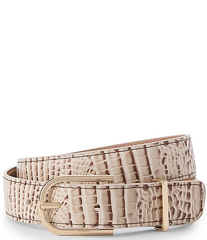 BRAHMIN 1.25#double; Wide Small Belt