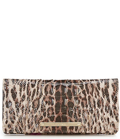 BRAHMIN Ady Ocelot Animal Melbourne Wallet