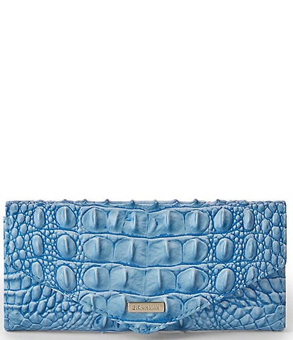 BRAHMIN Aura Blue Melbourne Veronica Wallet