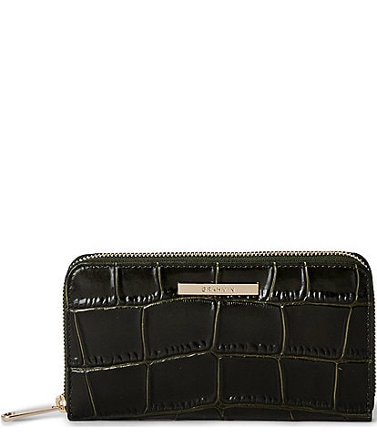 BRAHMIN Baize Collection Matcha Green Suri Wallet