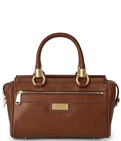 BRAHMIN Buttonwood Collection Small Natasha Satchel Bag